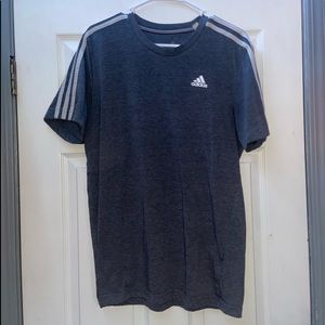 Dark grey adidas tee
